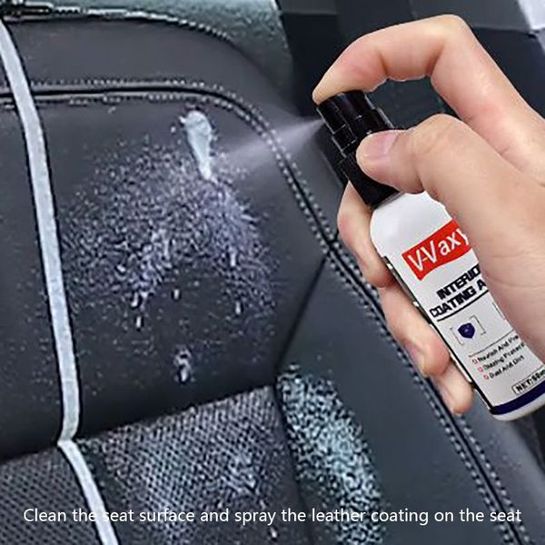 Onewell 50ml Car Interior Leather Seats Automobiles Wash Car Seat Sofa Cleaner Maintenance Interior Cleaning Leather Car Detailing Accessories Car