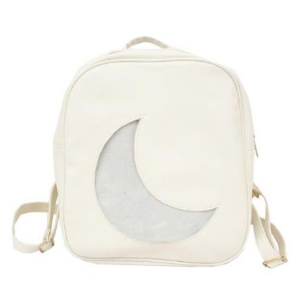 

casual backpack japanese sweet cute girls transparent small bag mini student backpack