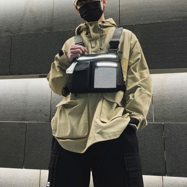 

tactical chest rig bag vest pack outdoor waist bags for sport camping hiking traveling climbing bags men functionals