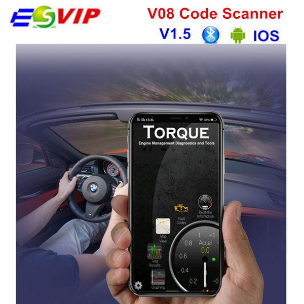 

лучший v08 elm327 bluetooth 4.0 hw v2.2 pic18f25k80 elm 327 для android // windows, поддерживает все obd2 функция free ship