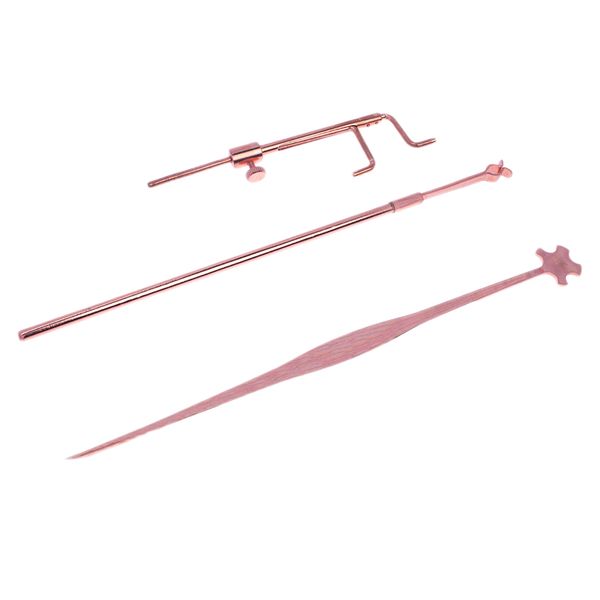 

3pcs cello sound post clip gauge measurer retriever for cello luthier tools
