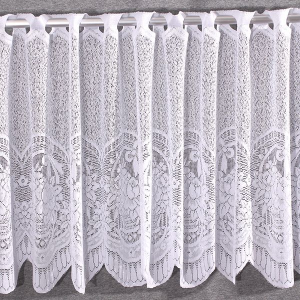 2019 Warp Knitted Jacquard Door Curtain Full Polyester Lace
