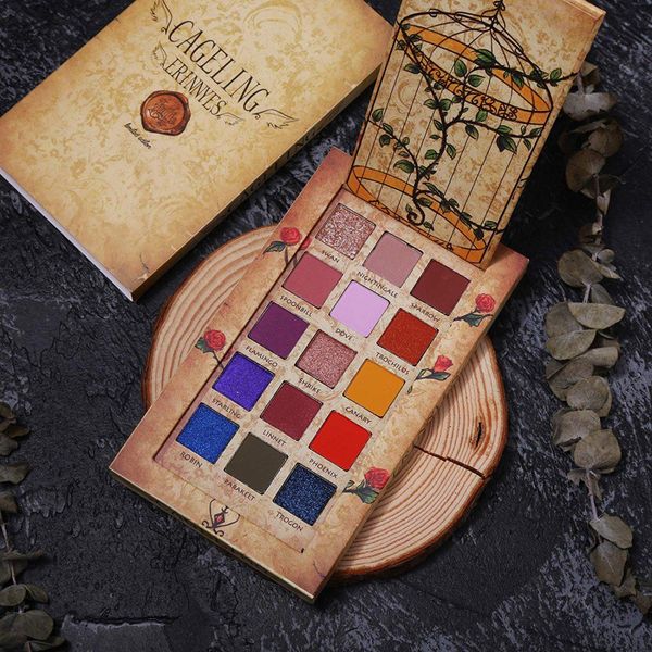 

classical style 15 colors shimmer matte glitter eyeshadow palette highly pigmented long lasting eyeshadow pallet set
