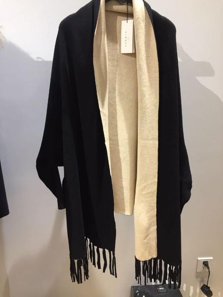 

french elegant h17celeste fan tassel coat g2004h hair, Black