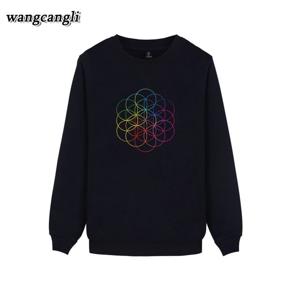

2018 coldplay kpop casual plus size sweatshirt hoodies men and pullover autumn winter hoodie sweatshirts women jacket coat, Black