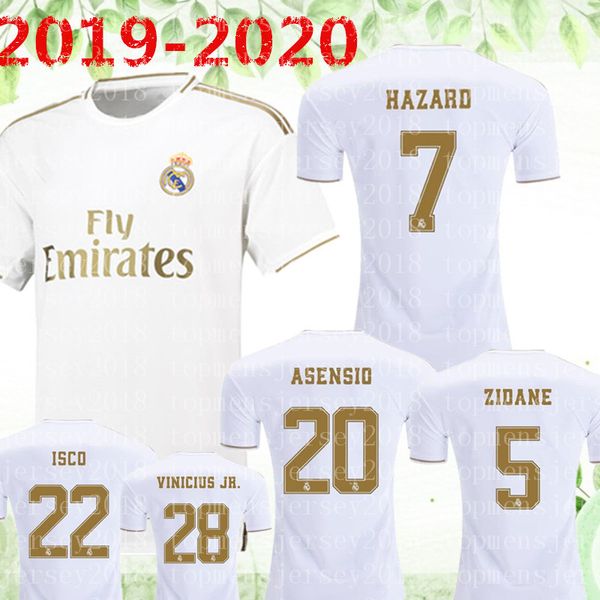

Real madrid hazard 7 occer jer ey 19 20 viniciu jr 28 ergio varane ramo i co i co football hirt kid cami a de futebol