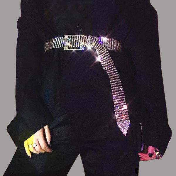 

luxury 8/10 rows full rhinestone width 3.5 cm waist belts women diamante crystal chain bride wide shiny gold silver waist belt, Black;brown
