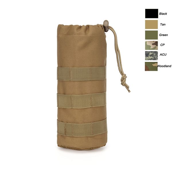 

outdoor tactical assault combat camouflage tactical molle pack water bottle pouch