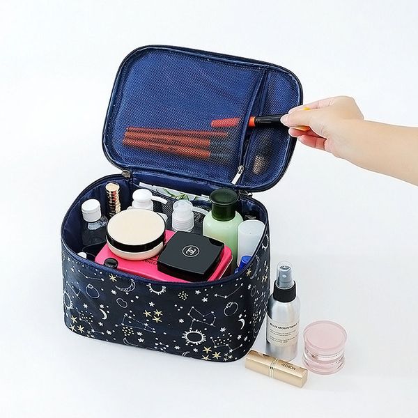 

fashion casual explosion makeup travel artifact korea small fresh multi-function storage bag printing square cosmetic bag