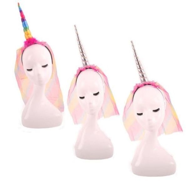 

декоративный рог единорога голова партии волос оголовье маскарадный костюм косплей костюм, Silver