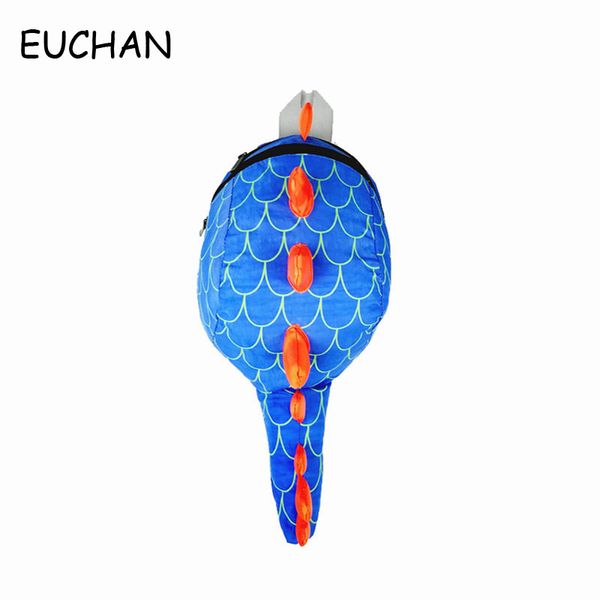 

euchan children backpack kids dragon school bag for kindergarten child animal bag cute snack children anti lost backpack