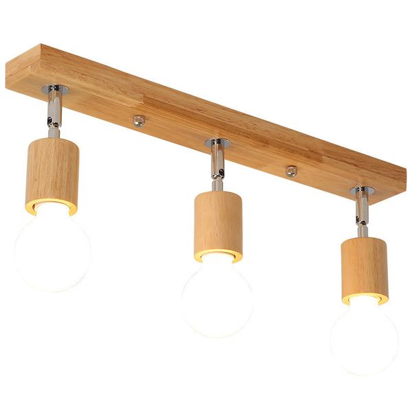 Wood Art Ceiling Chandelier Living Room Commercial Clothing Store