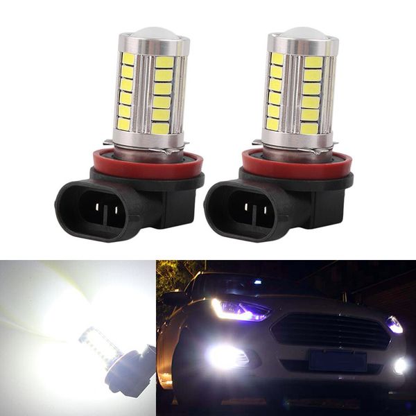 

dotaatdw 2x extremely bright h8 h11 led fog light bulb drl lamp for mondeo 3 4 c-max s-max focus 01+ fusion