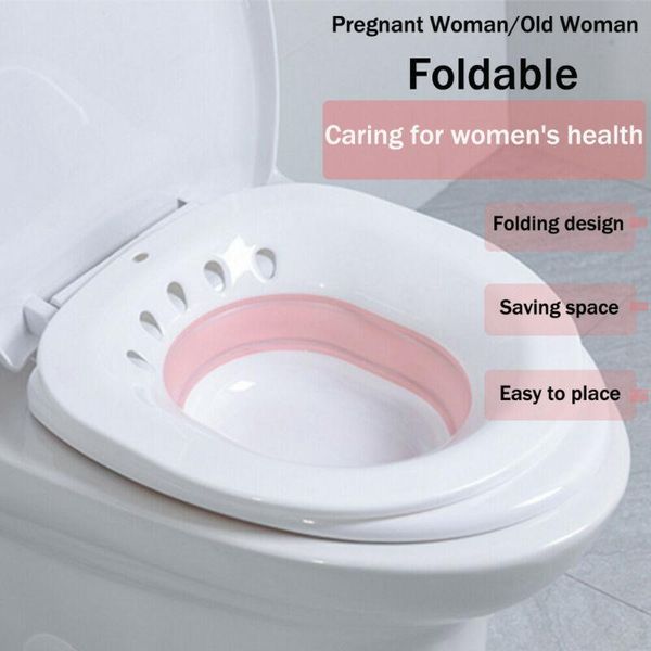 

folding toilet sitz bath tub soaking basin for pregnant women hemorrhoid patient toilet maternity hemorrhoid
