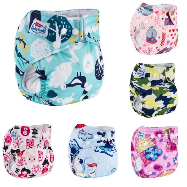 

50pcs a lof of babyland baby cloth diaper cover washable diaper shells reusable pocket prints