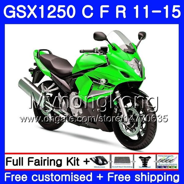 Karosserie für Suzuki Bandit GSX1250F hellgrün GSX1250FA GSX1250 C 11 12 13 14 15 310HM.25 GSXF1250 GSX1250C 2011 2012 2013 2014 2015 Verkleidung