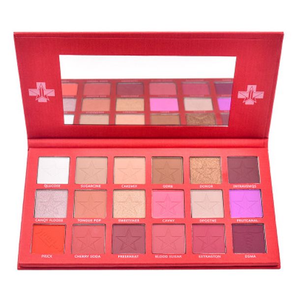 

Stock maquillage brand five pointed tar eye hadow palette jaw breaker blood ugar thir ty 24 18 15 color palette