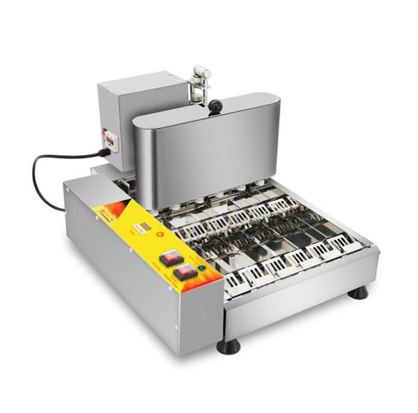 

new type electric 4-row mini donut machine, coffee shop use automatic small doughnut machine, commercial donut machine