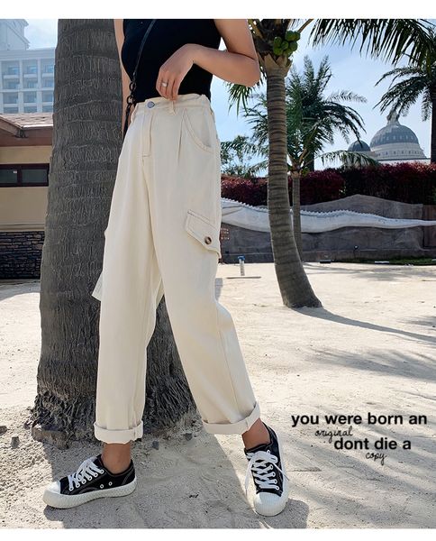 

абрикос сыпучие джинсы женщины straight trend, Blue