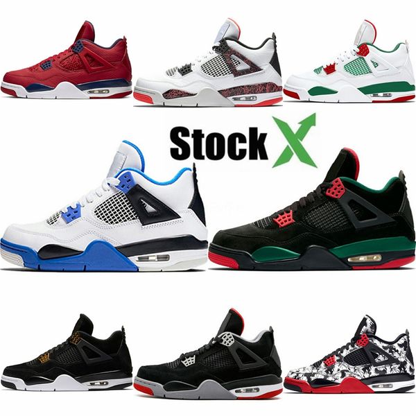 

4s georgetown pe blue grey player edition factory version 4 basketball shoes mens trainers 2020 suede sneakers with box #330