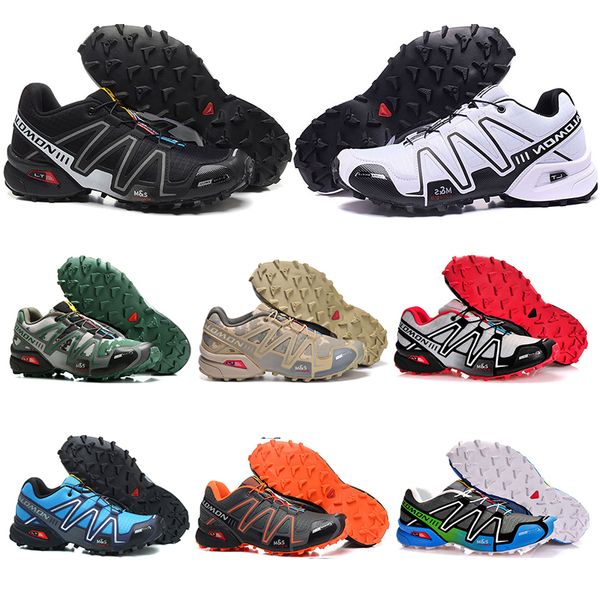 

New arrivel Salomon Speed cross 3 CS mens outdoor shoes top quality Black White Green breathable Athletics Shoes sports Sneakers size 40-46