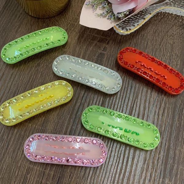 

multicolor letter rhinestone hair clip women letter crystal barrettes gift for love friend fashion hair accessories high quality, Golden;silver