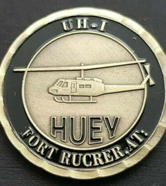 

вертолет huey uh-1 ft. rucker army challenge coin st 2019 новое прибытие