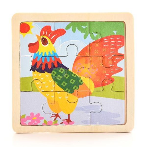 

wooden puzzles toys kids joy superior quality puzzle wood cartoon animals jigsaw puzzles educational toys for children