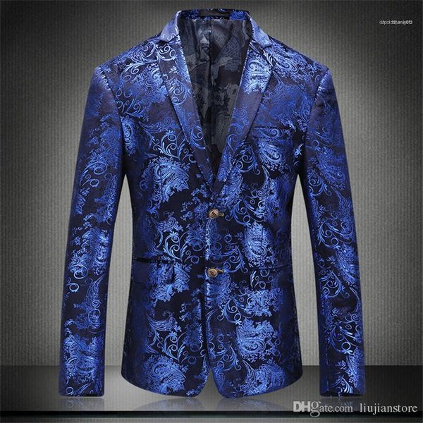 

outerwear with single button mens tuxedo grooms suits male clothing 5xl fashion designer mens suit blue, White;black
