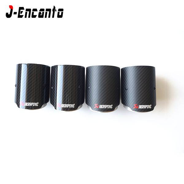 

inlet 67mm/70mm carbon fiber exhaust tips muffler pipe for m2 m3 m4 glossy /matte carbon muffler tip