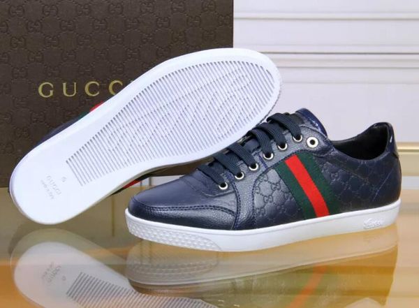 

2019 men new designer shoes embroidered casual shoes sneakers low lace-up white genuine leather men flat shoes 39-46, Black