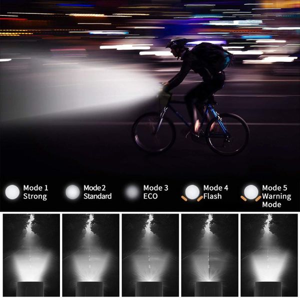 

bike bicycle light set usb rechargeable led waterproof super bright zoom headlight rear bike light smart bicycle phone mount#g20