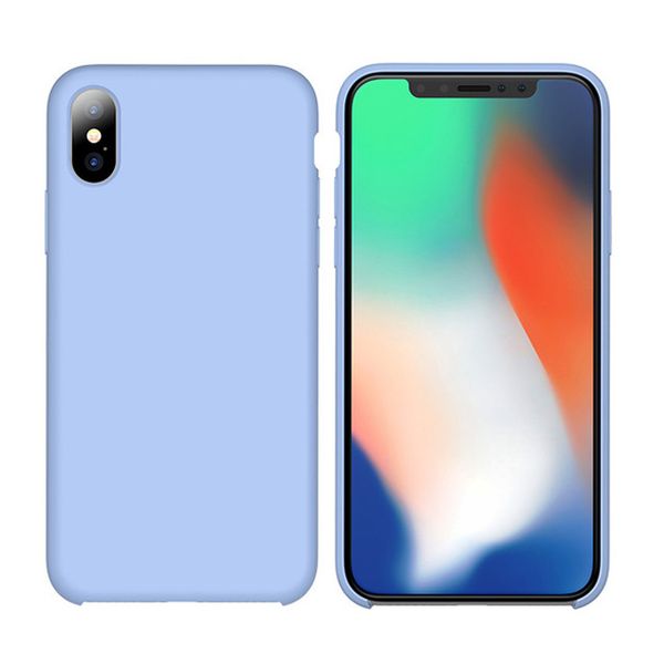 For IPhone XS Max XR Original New Liquid Silicone Phone Case Shockproof