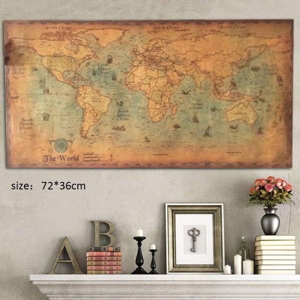 

large/small size vintage wall sticker poster living room art crafts s bar cafe pub paint