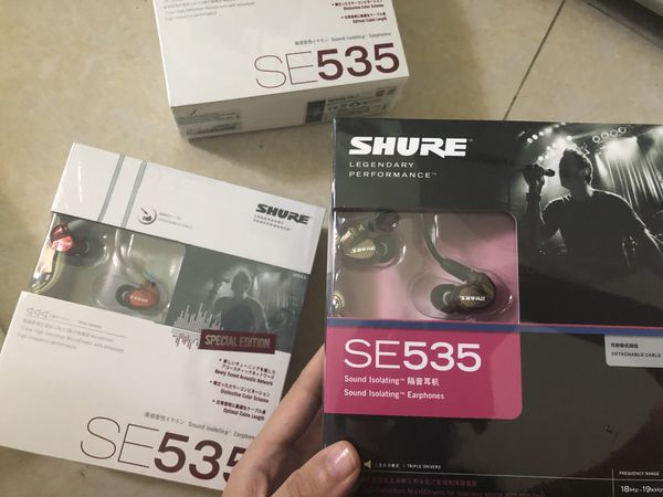 

Shure SE535 наушники-вкладыши HIFI наушники с шумоподавлением гарнитуры громкой связи н