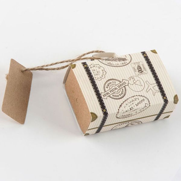 

mini suitcase sweet married wedding favor box gift boxes candy paper party box candy