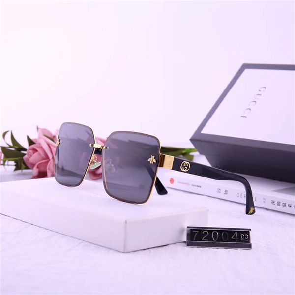 

design oversized sunglasses luxury polarized sunglasses 2020 men sunglasses with frame clear lenses square glasses with box, White;black