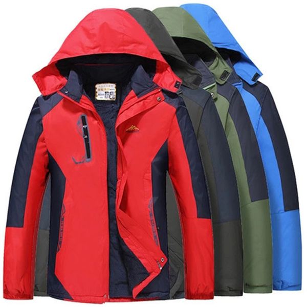 

autumn men outdoor waterproof jacket camping hiking hunting climbing rain fishing sport windbreaker men's packable down jacket, Blue;black