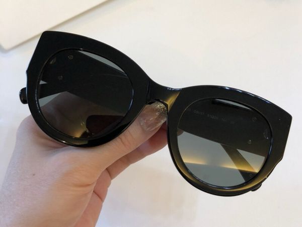 

wholesale-luxury women designer sunglasses 4353 charming cat eye frame simple popular sunglasses uv protection outdoor with case, White;black
