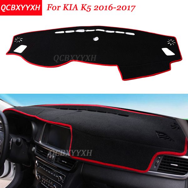

car styling dashboard avoid light pad polyester for kia k5 2016-2017 lhd instrument platform desk cover protective mats