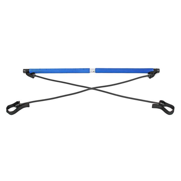 

lightweight body workout pilates bar portable elastic 2 foot loops trainer gym stick slimming toning bar fitness home yoga gym