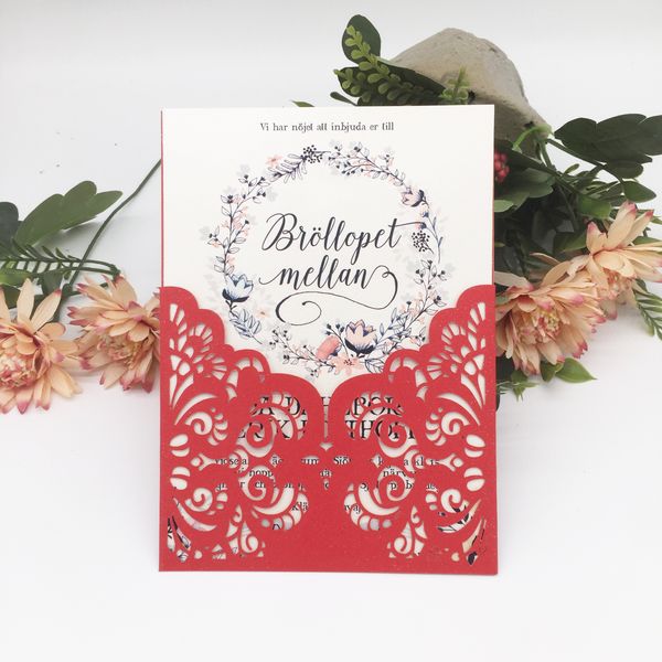 exquisite hollow lace flower laser cut pearl paper folded card wedding invitations birthday party multi color mail greeting cards make a birthday card free invitations birthday cards