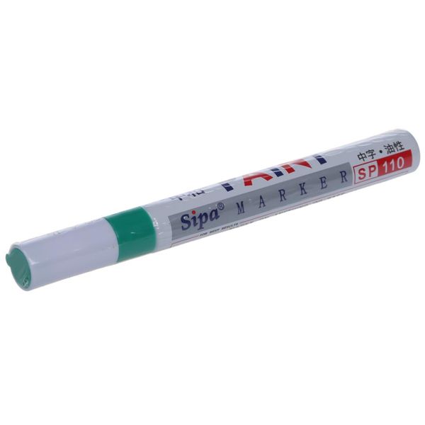 

aaaj-permanent paint dry wipe pen medium tip pens oil based fast drying marker pen, Black;red