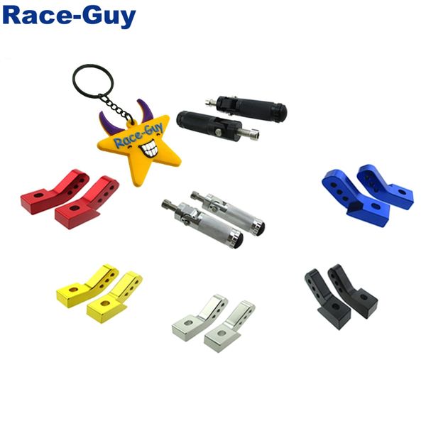 

cnc aluminum adjustable footpeg foot rest extender riser bracket for pit dirt bike motorcycle