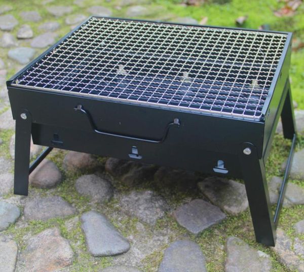 

portable folding outdoor barbecue charcoal stove bbq