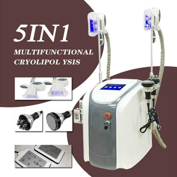 

professional cryolipolysis fat e slimming body sculpting machine 2 cryo handles cavitation rf lipolaser salon equipment