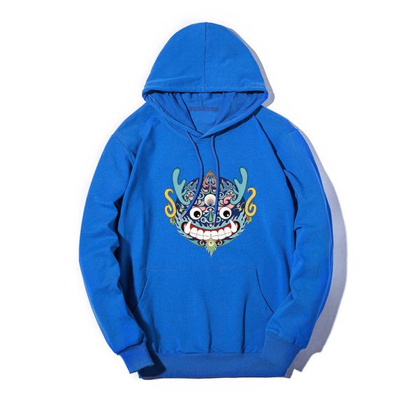 

designer mens hoodies customizable hooded cartoon print sweaters casual pullover loose thin sweatshirts for men clothing m-5xl wholesale, Black