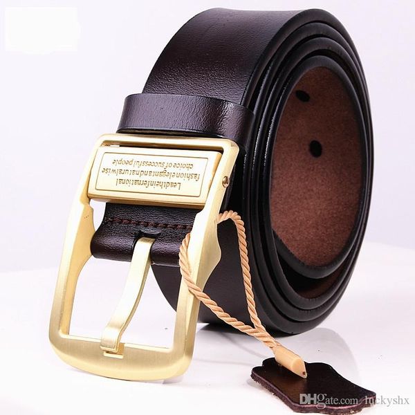 

designer belts men genuine leather belt man fashion strap male cowhide belts for men jeans cow leather, Black;brown