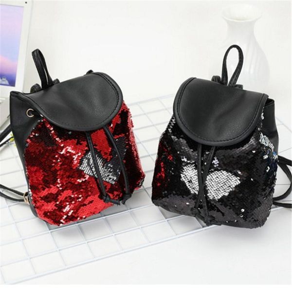 

2020 mini sequin backpack women fashion travel storage backpack youth bag female korean trend personality mochila mujer bagpack
