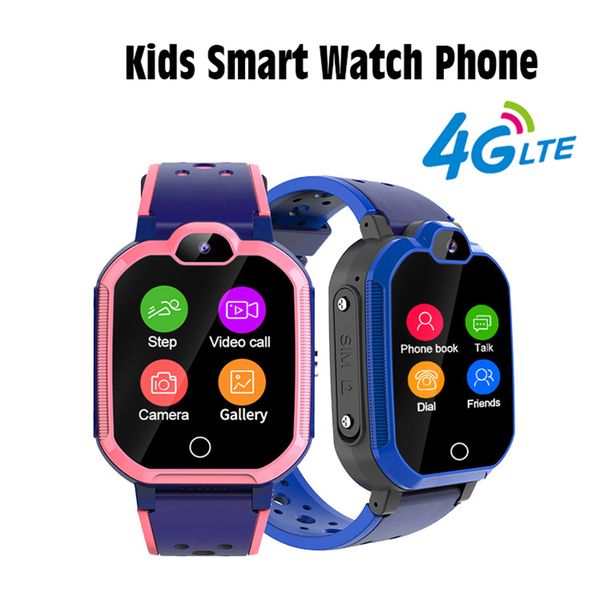 

kids smart watch phone phone call kid blutooth smart watch with 4g gps tracker touch screen wifi children's waterproof smart watchselli